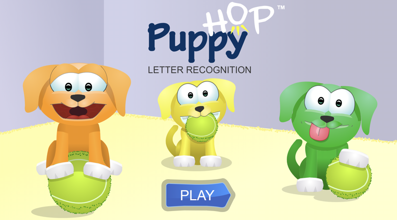Puppy Hop - eng. bogstaver