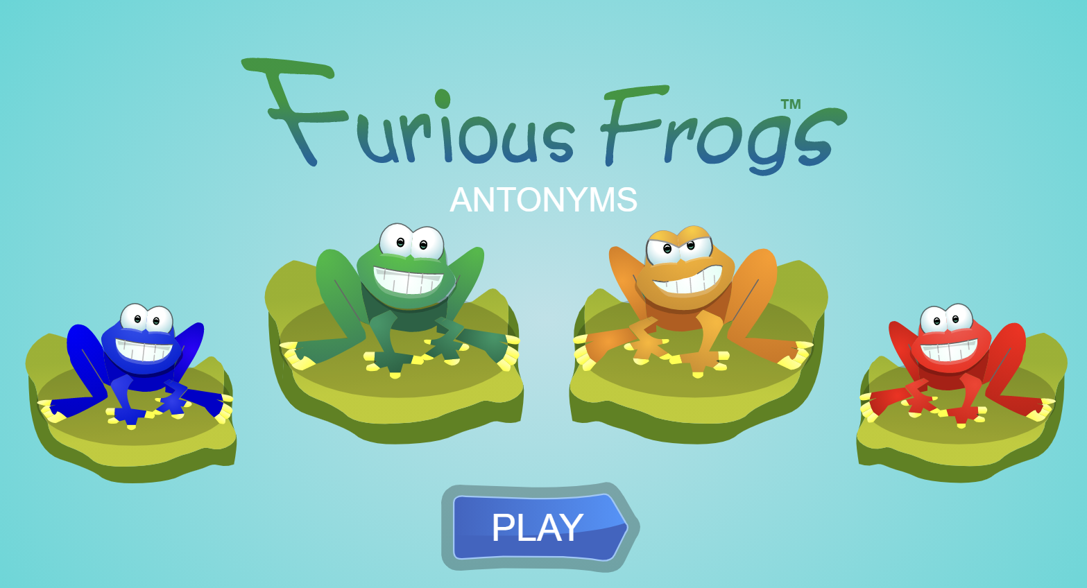 Furious Frogs - Eng. antonymer