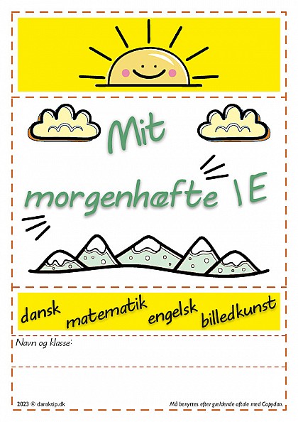 Mit morgenhæfte 1E