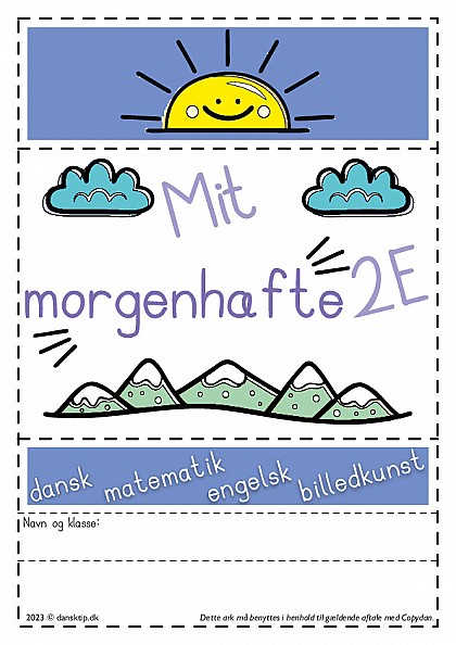 Mit morgenhæfte 2E
