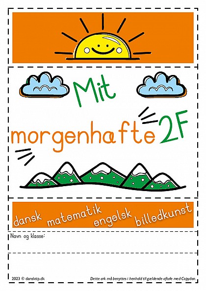 Mit morgenhæfte 2F