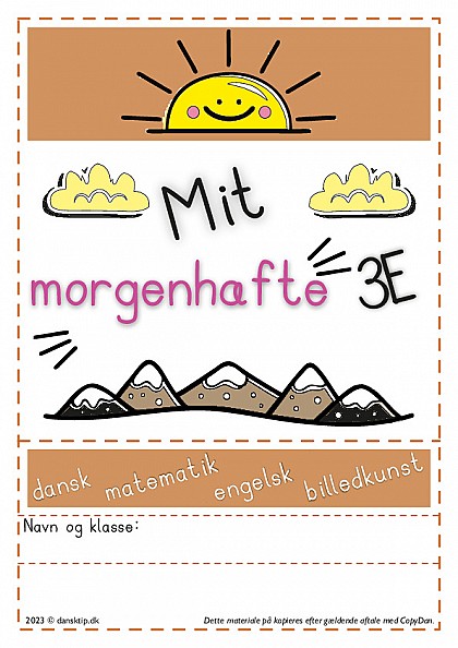 Mit morgenhæfte 3E
