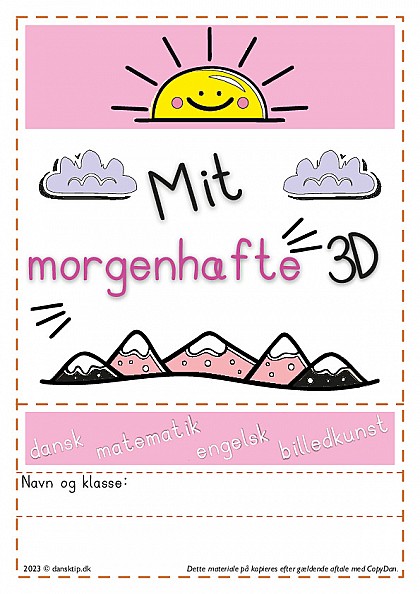 Mit morgenhæfte 3D