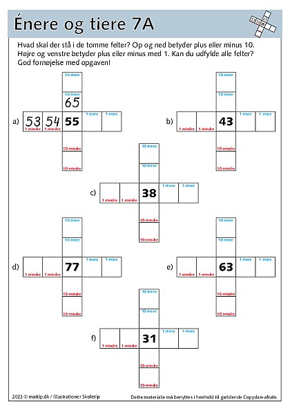 Enere og tiere 7A+7B
