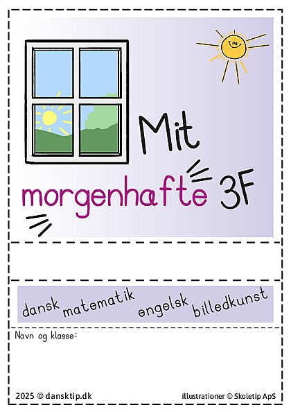 Mit morgenhæfte 3F