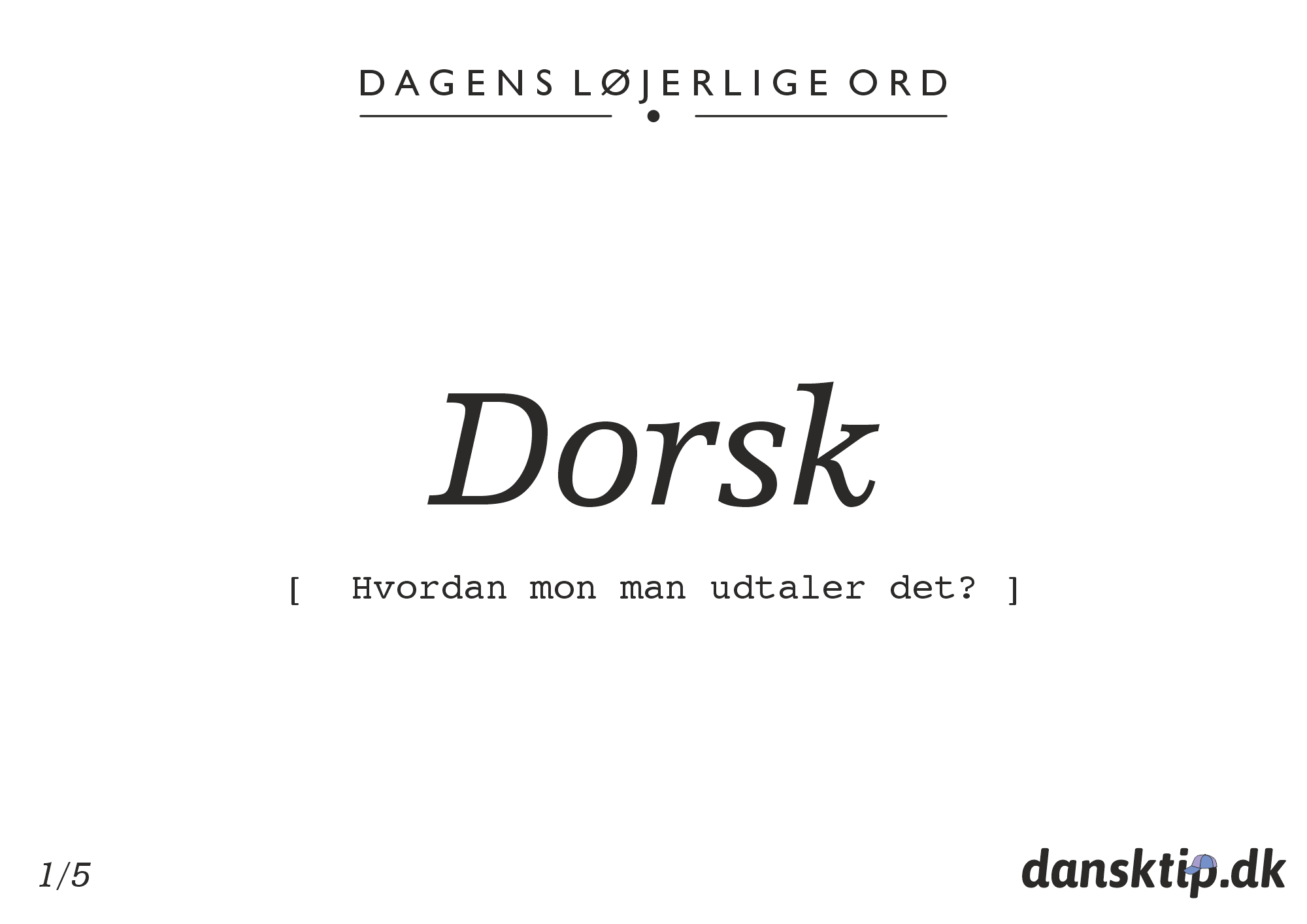 Dorsk