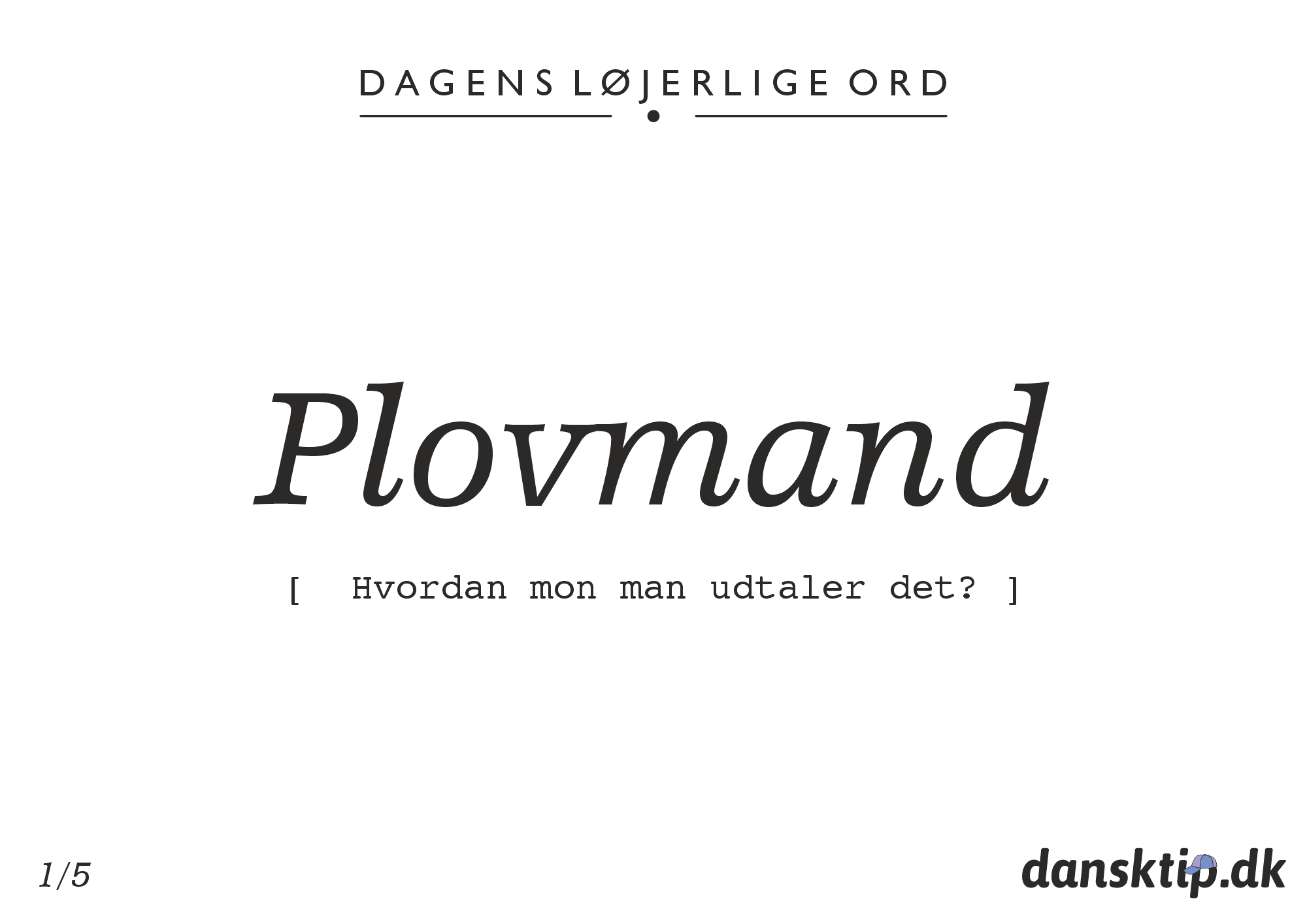 Plovmand
